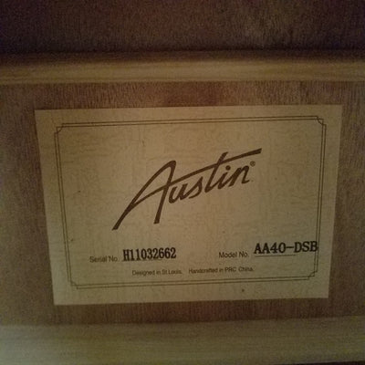 Austin AA40-DSB Acoustic Guitar