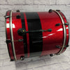 Gretsch Catalina Club Mod Drum Kit Red Sparkle Black Stripe