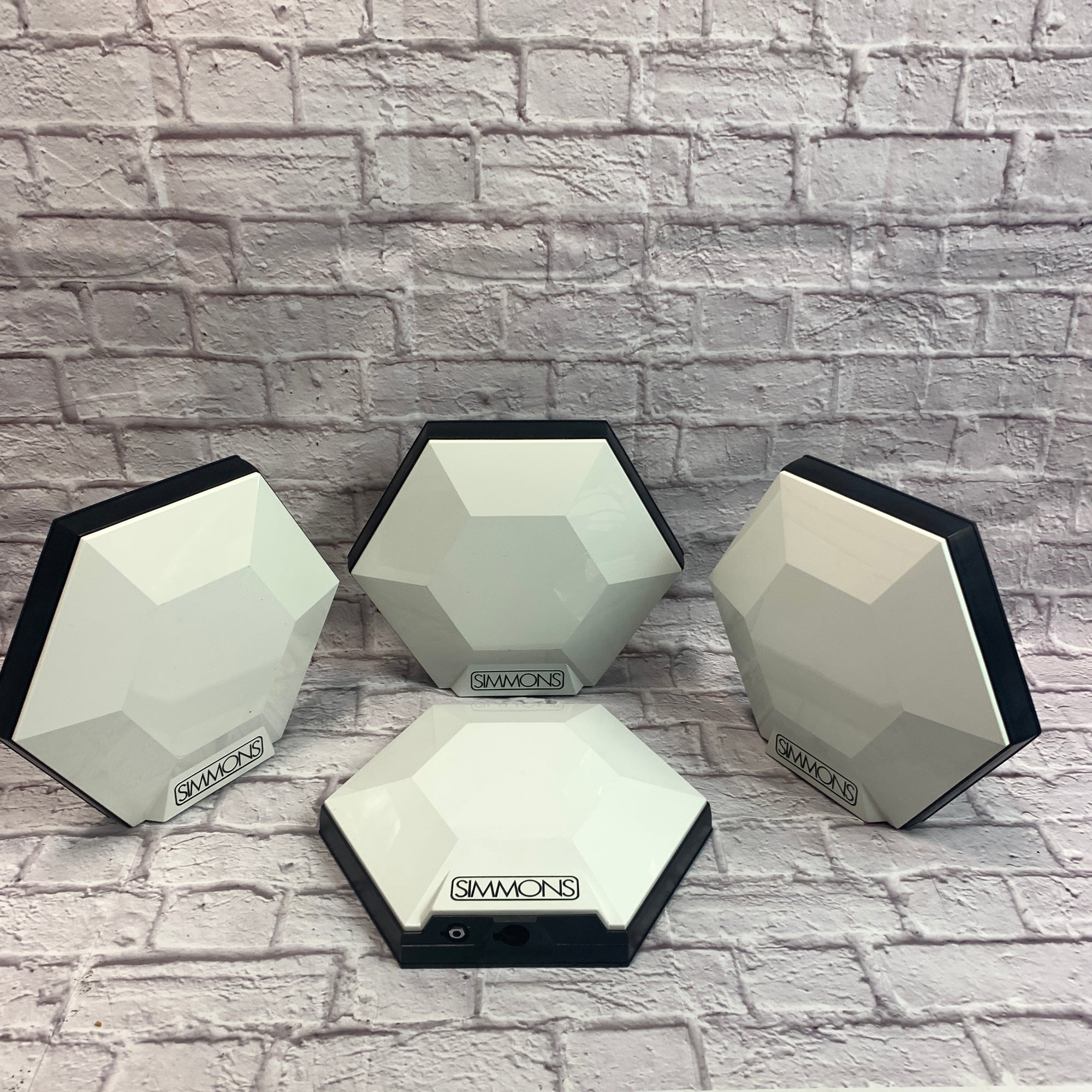 Simmons Vintage SDS8 Electronic Octagon Drum Pad Set of 4