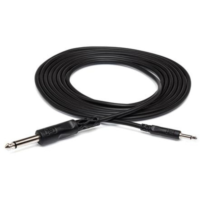 Hosa CMP-310 3.5 mm TS to 1/4" TS Mono Interconnect Cable, 10 feet
