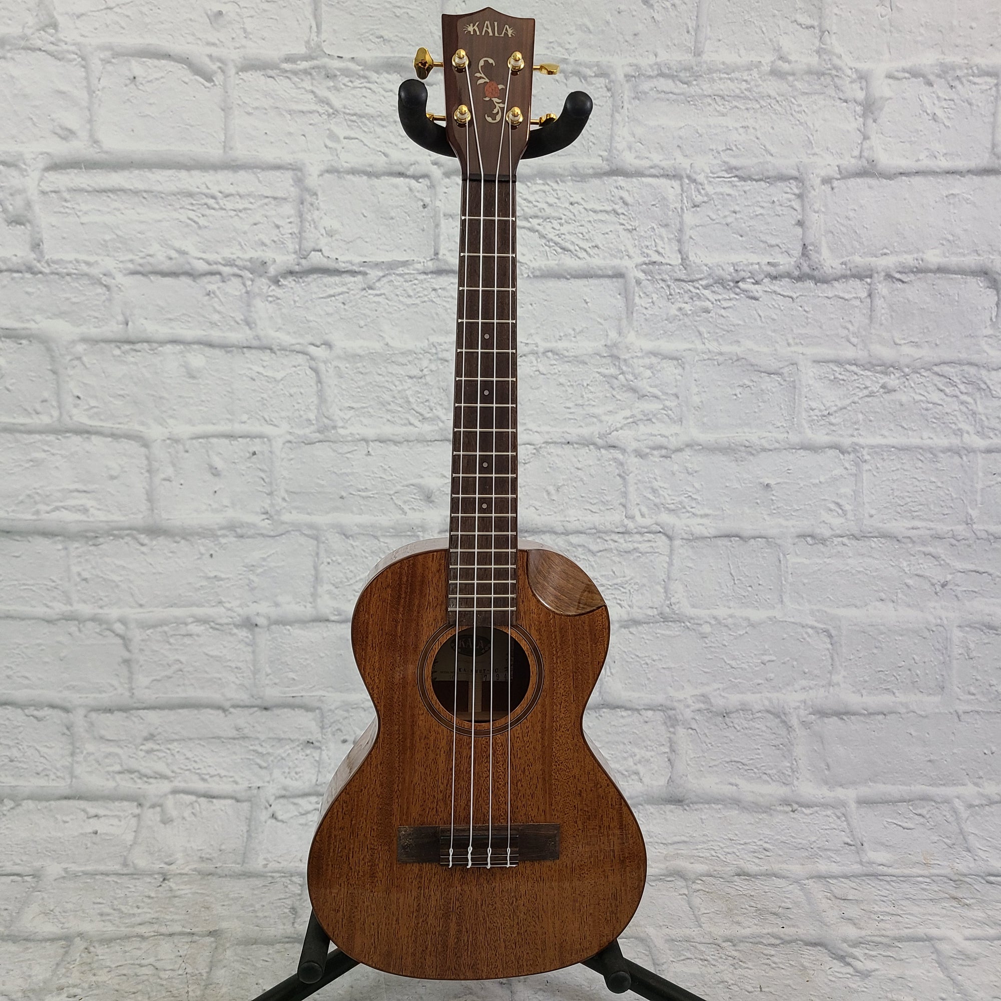 Kala KA-SMHT-SC Scallop Series Solid Mahogany Tenor Ukulele Gloss Natural