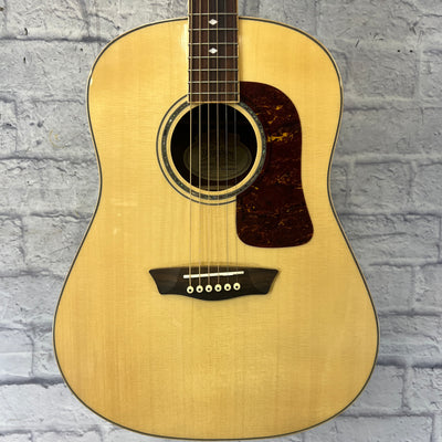Washburn WSJ50 Elite Jumbo Acoustic Guitar with Hard Case
