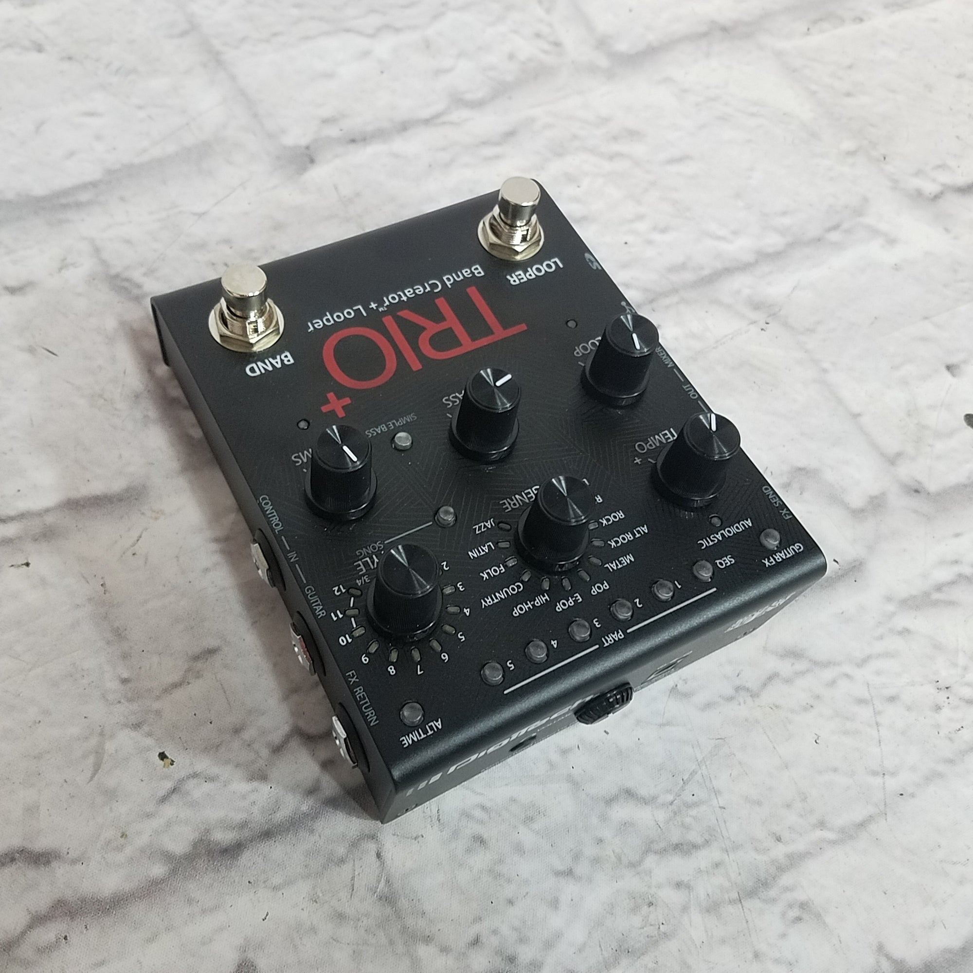 DigiTech TRIO Plus Band Creator + Looper w/ FS3X 3-Button Footswitch