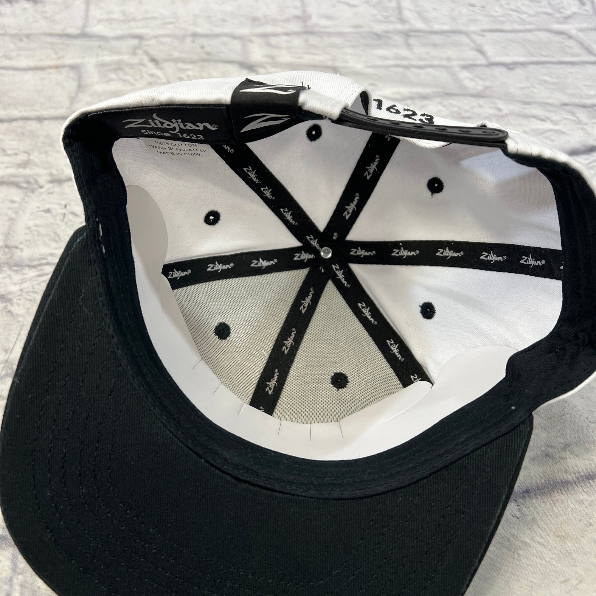 Zildjian Baseball Hat White with Black - Evolution Music