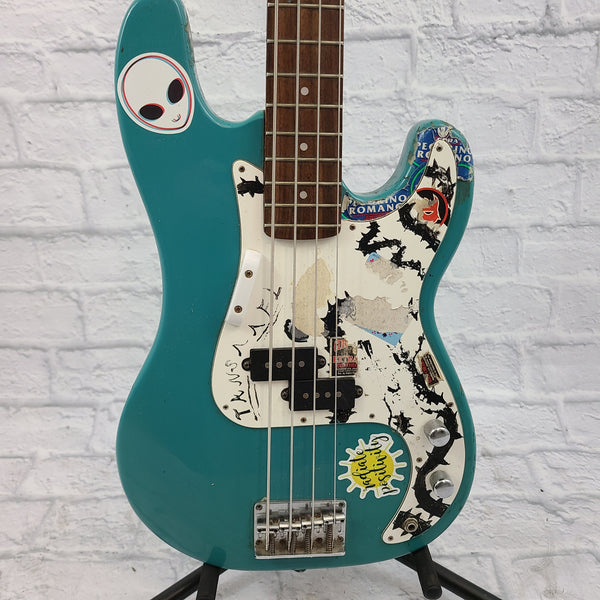 Samick Stages 5 Precision Style 4-String Bass Guitar - Teal - Evolution ...