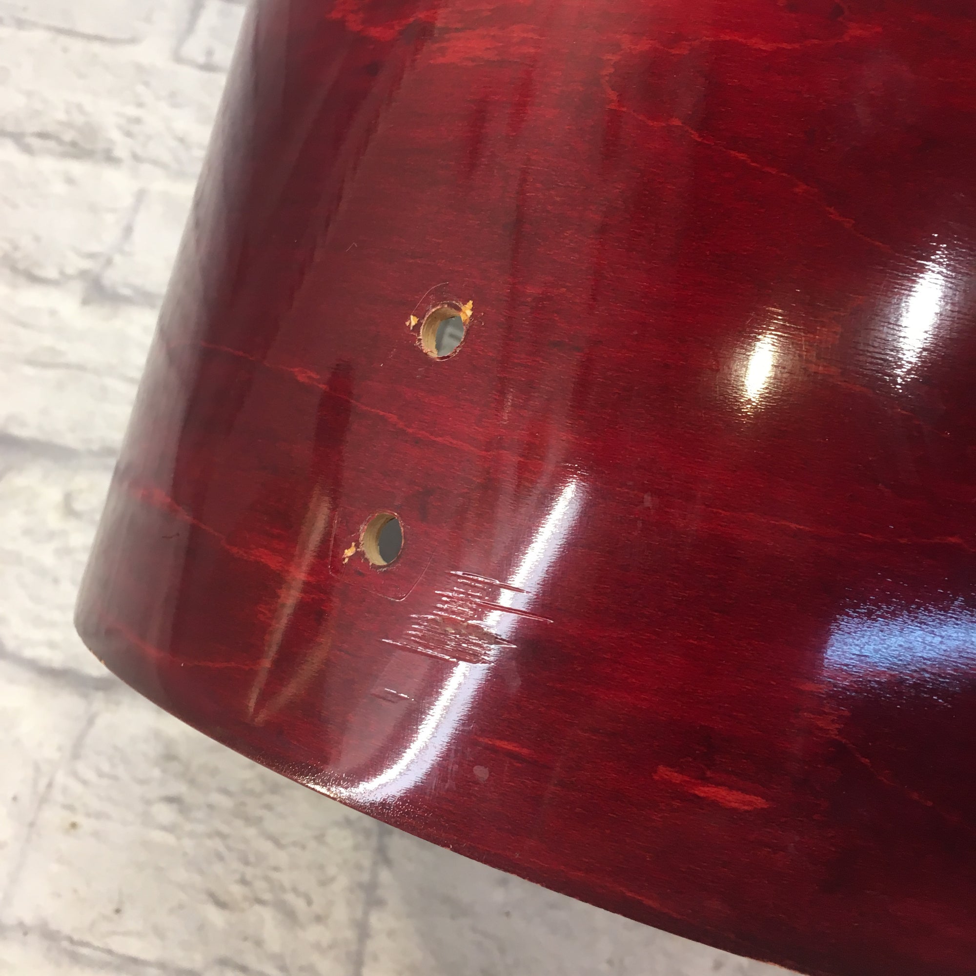 Gretsch 12x10 Deep Red Rack Tom Drum Shell