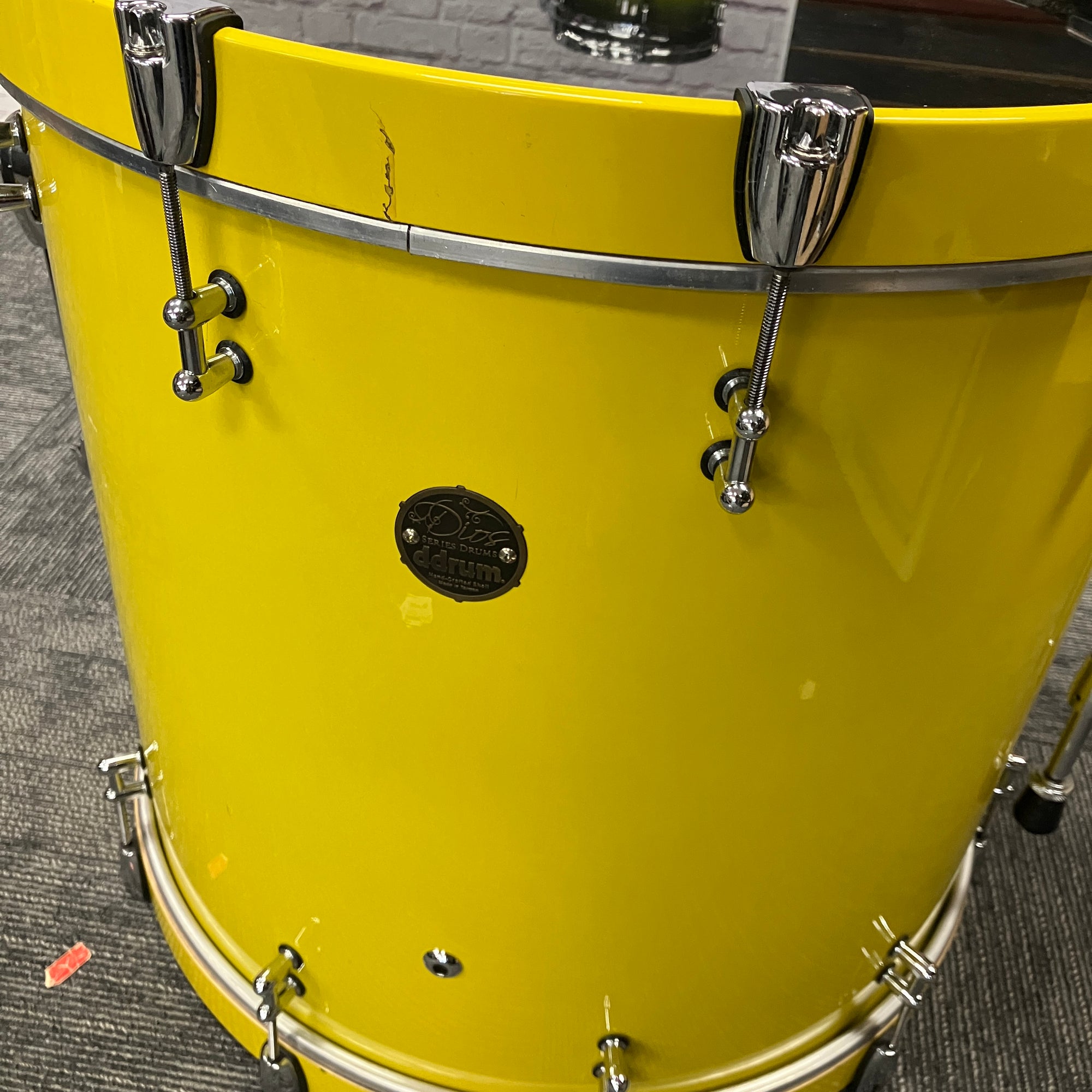 DDrum Dios Racing Yellow 5pc Drum Kit AS IS