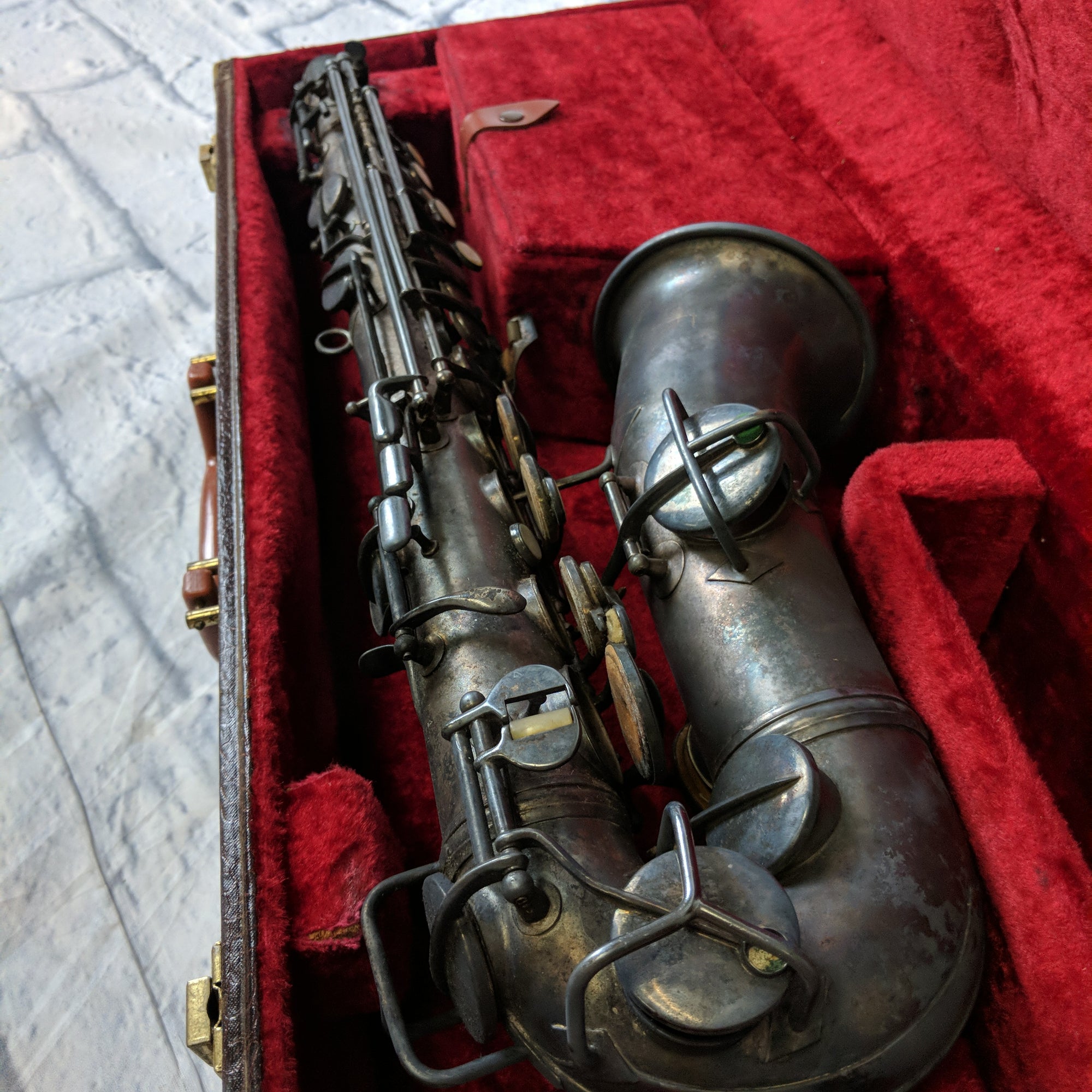 Vintage elkhart alto sax 1914