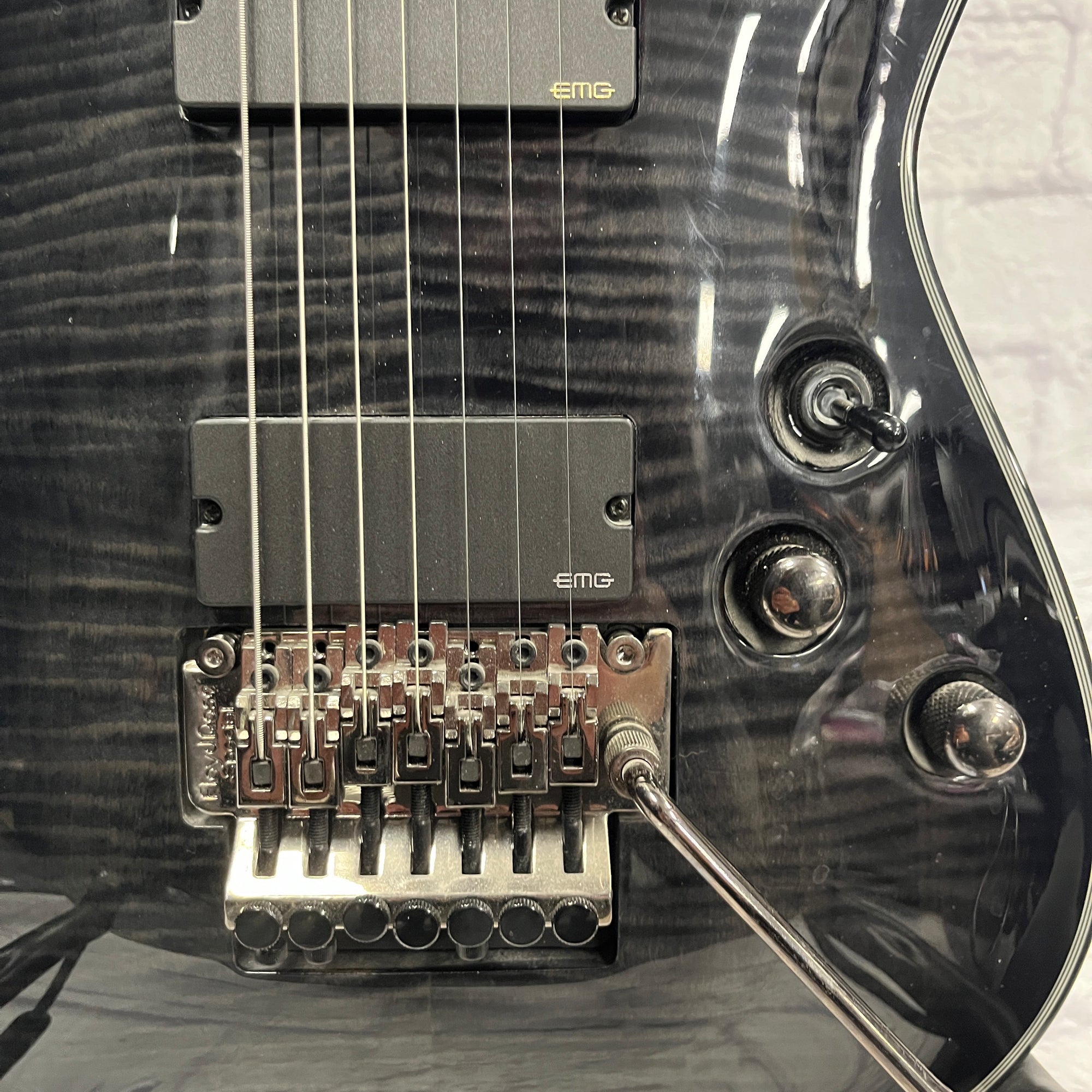 Schector Diamond Schecter Diamond Series Damien Elite 7FR Black 7 String Electric Guita ...