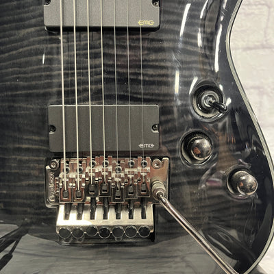 Schecter Diamond Series Damien Elite 7FR  Black 7 String Electric Guitar