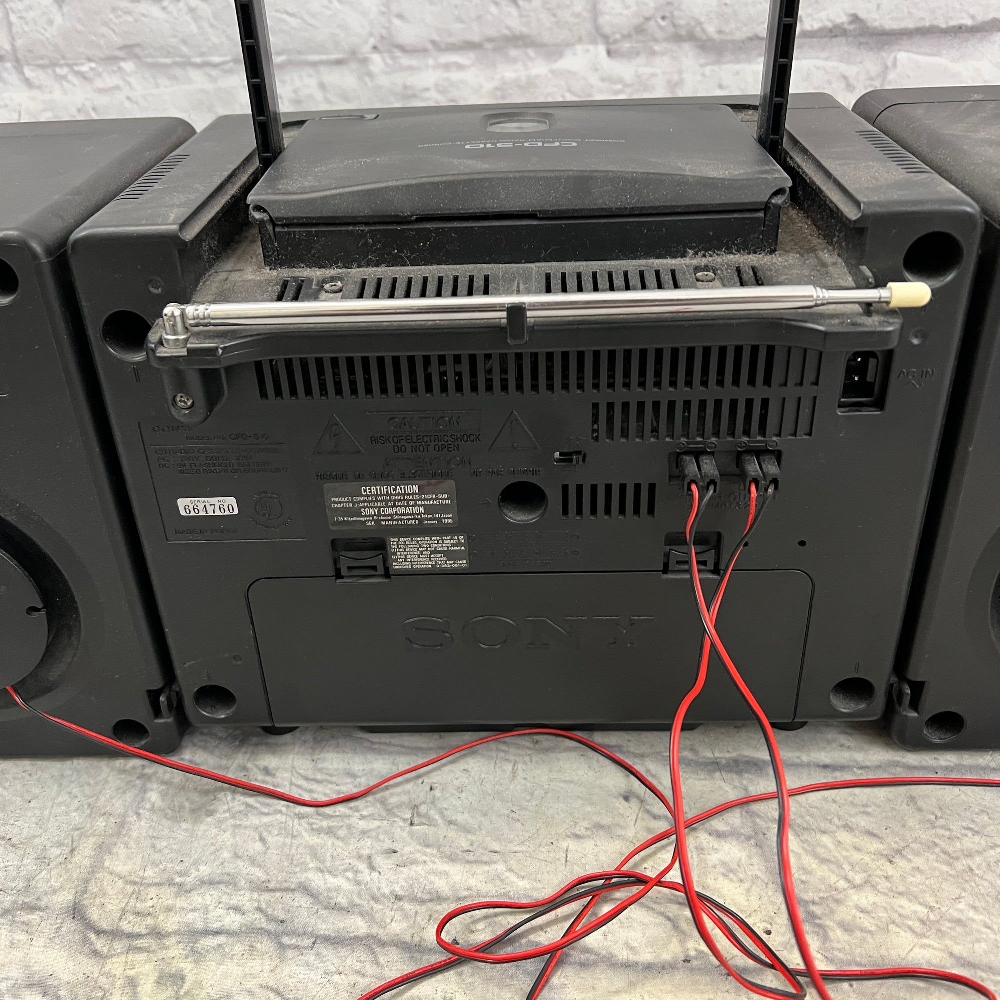 Sony CFD-510 Boombox