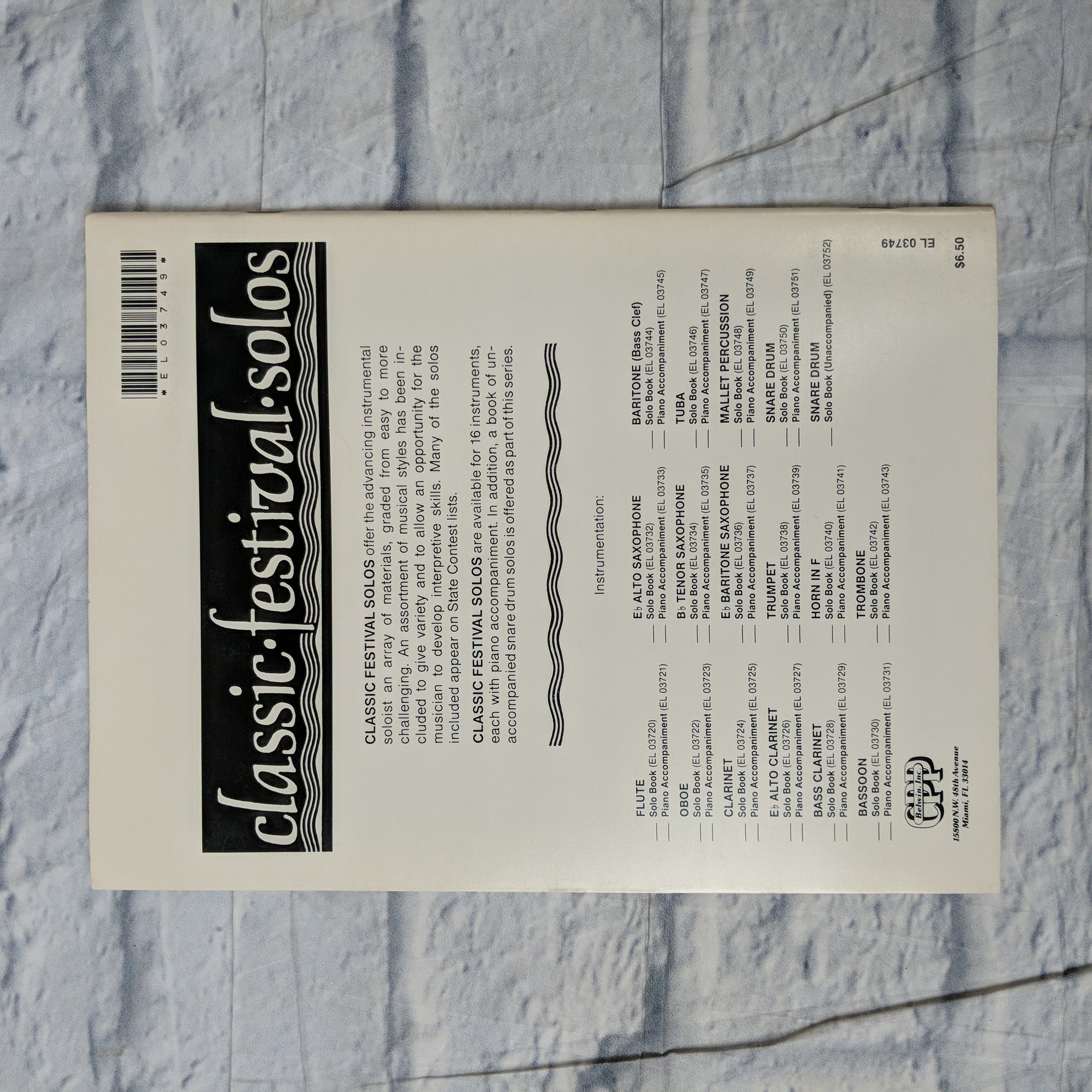 Mallet Percussion - Piano Accompaniment Classic Festival Solos