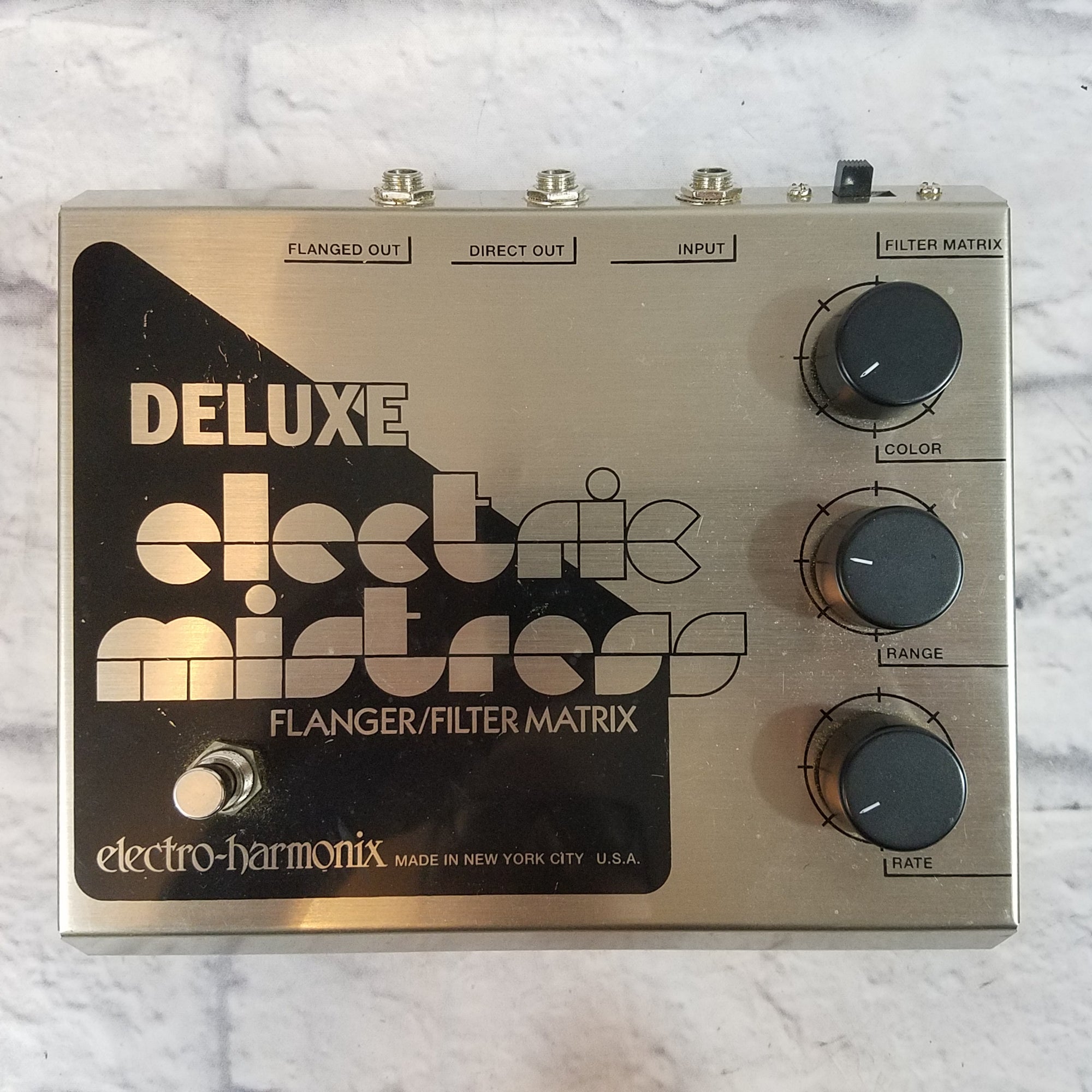 electric mistress pedal Electro-Harmonix Deluxe Electric Mistress Flanger / Filter Matrix Vint