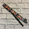 Planet Waves Leather Peace Flag Guitar Strap
