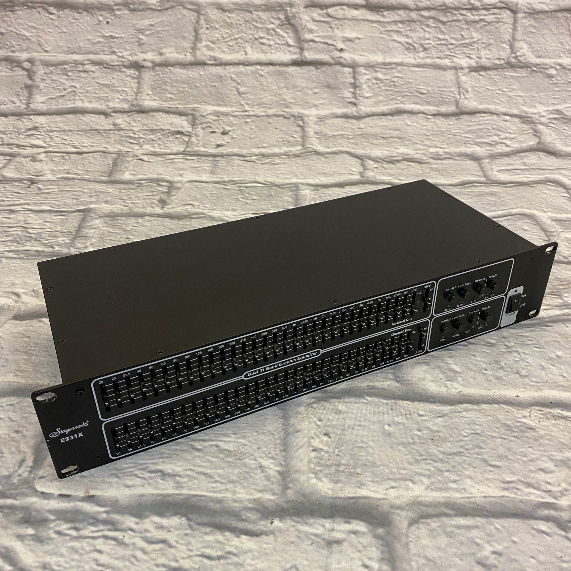 Stageworks E231X Dual 31 Band Rack EQ