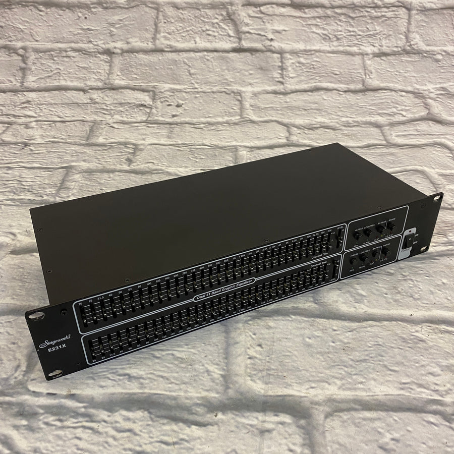 Stageworks E231X Dual 31 Band Rack EQ