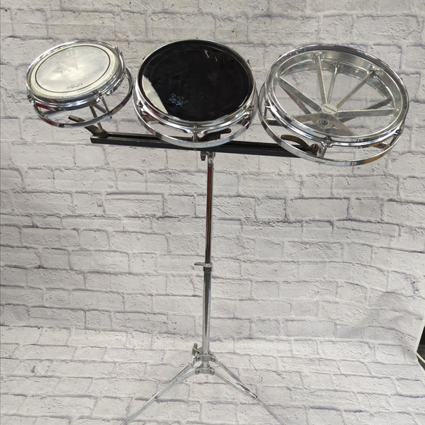 Remo 8 10 12 Roto Toms w/ Stand Evolution Music