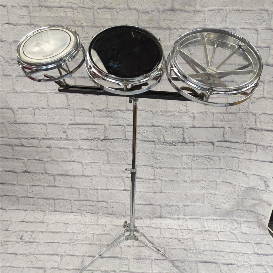 Remo 8 10 12 Roto Toms w/ Stand