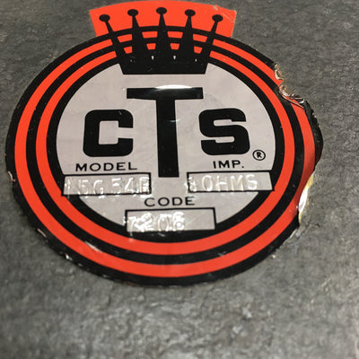 Vintage CTS 15in Speaker 8ohm