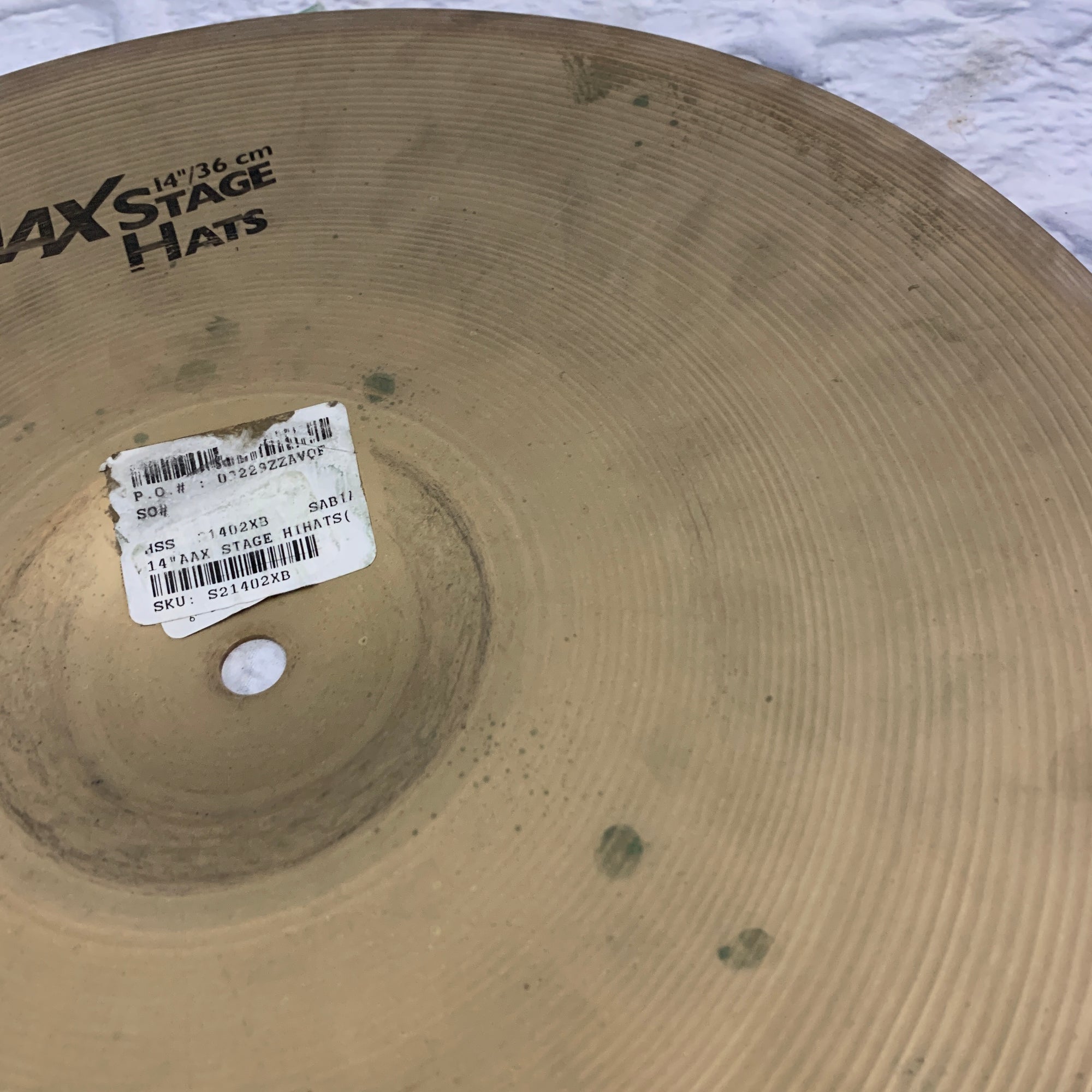 Sabian 14" AAX Stage Hats Hi Hats (pair)