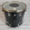 Rogers 60's Holiday Black Gloss 16x16 Floor Tom