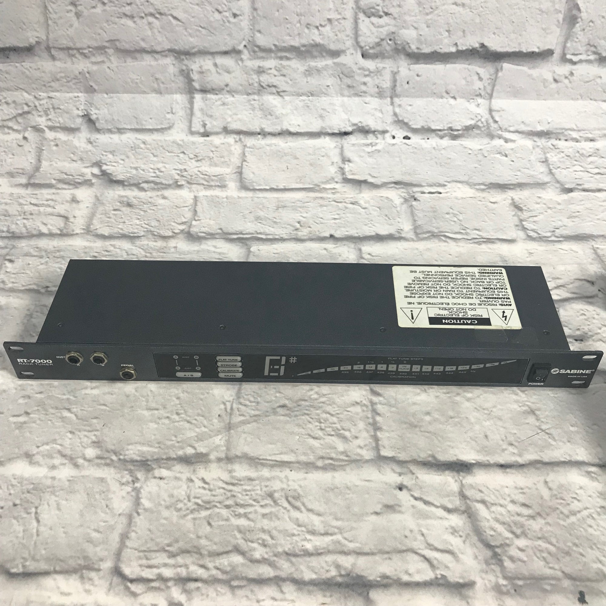 Sabine RT-7000 Rack Mount Tuner - Evolution Music