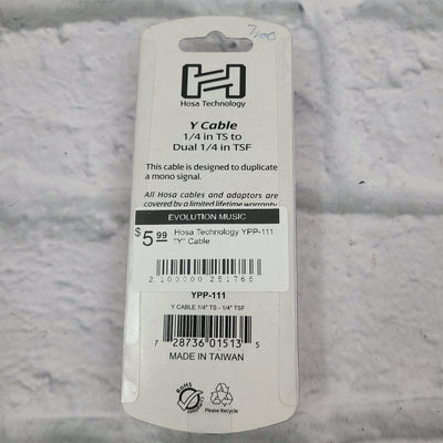 Hosa Technology YPP-111 "Y" Cable