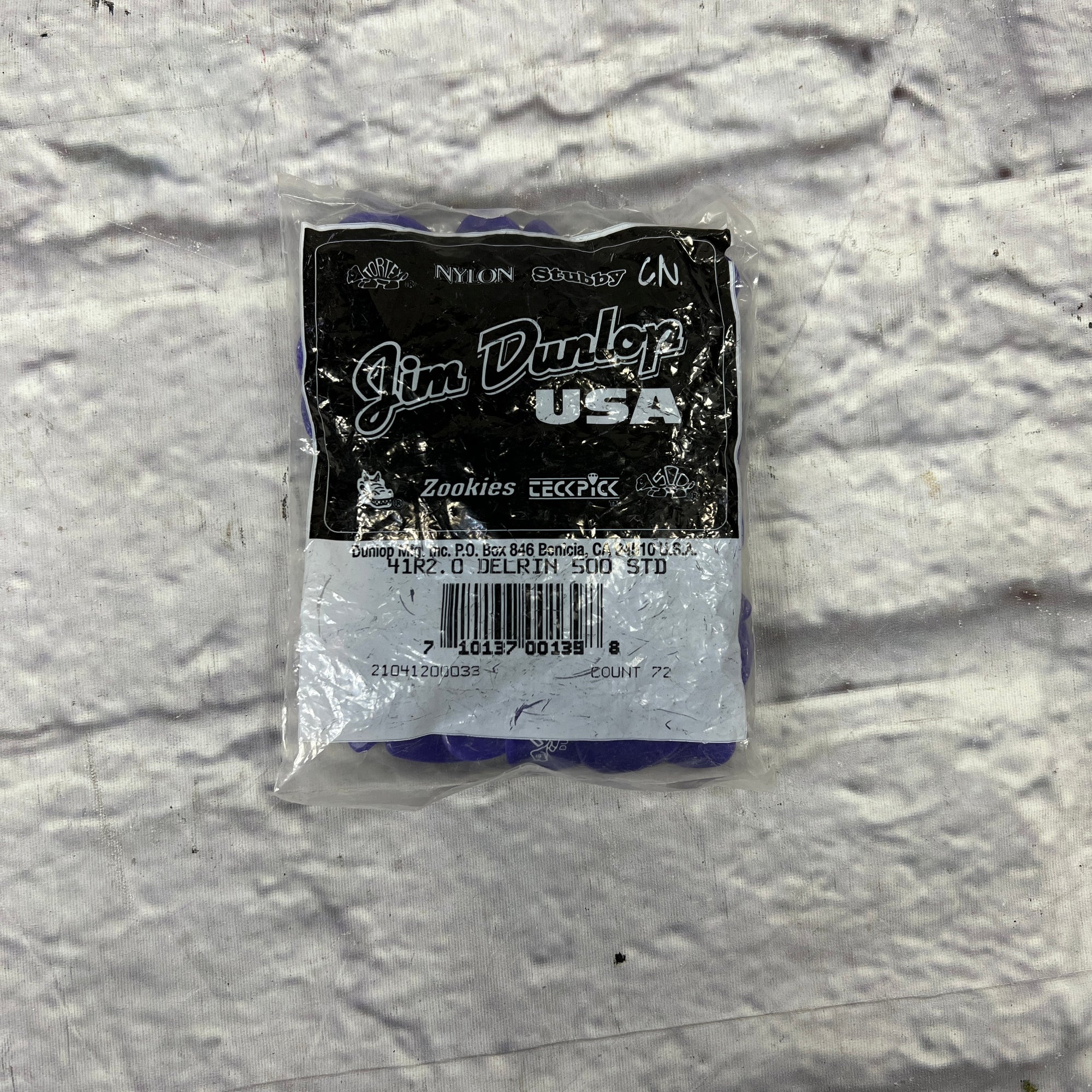 Dunlop 500 2 mm 72 Count Pick Pack - Purple