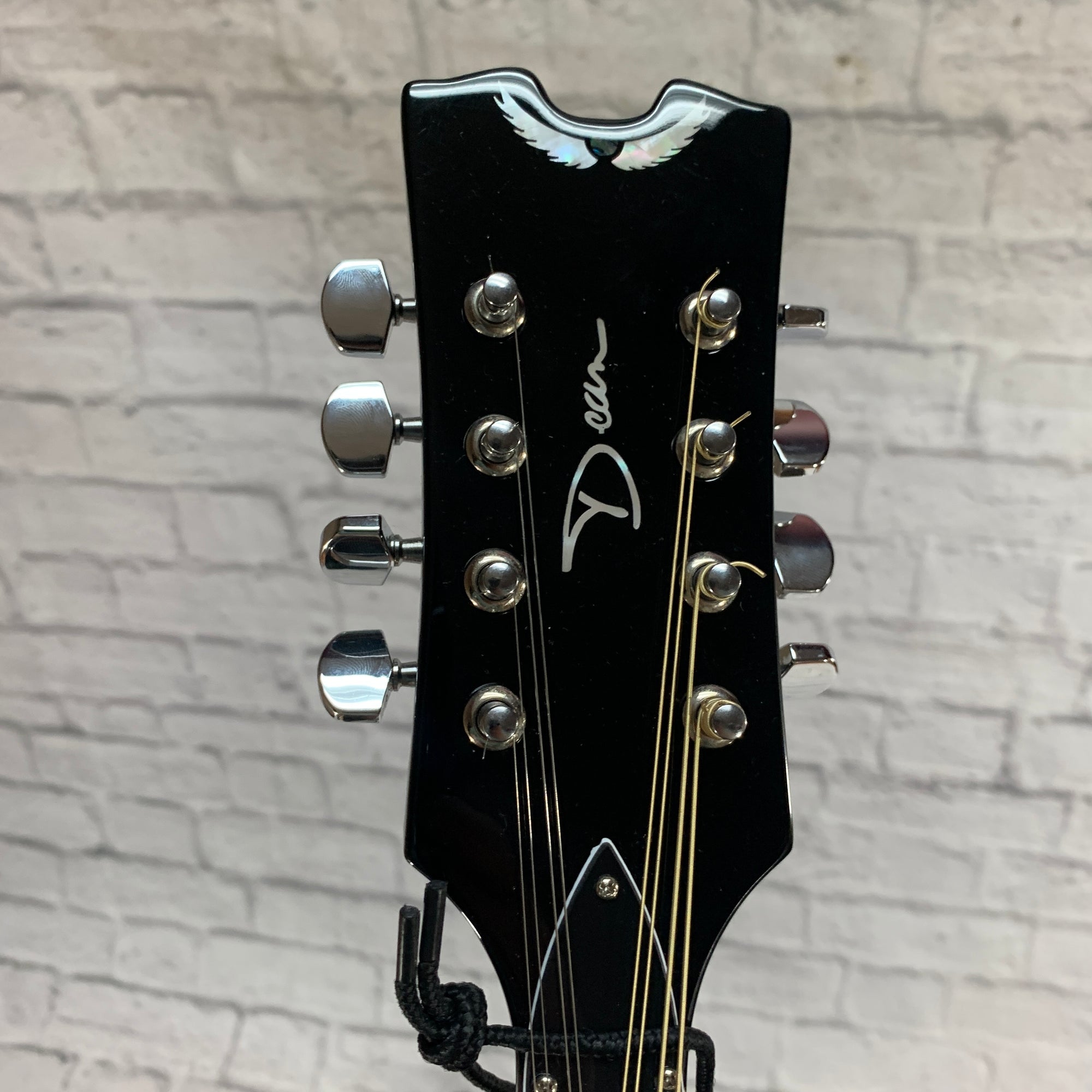Dean Acoustic Electric Mandolin Left Handed Black