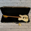 Fernandes TEB-1 Telecaster Bass Aged Olympic White MIJ w/case - Rare 1990s New Old Stock!