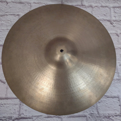 Zildjian Vintage 1970s 20 Ride Cymbal Keyholed