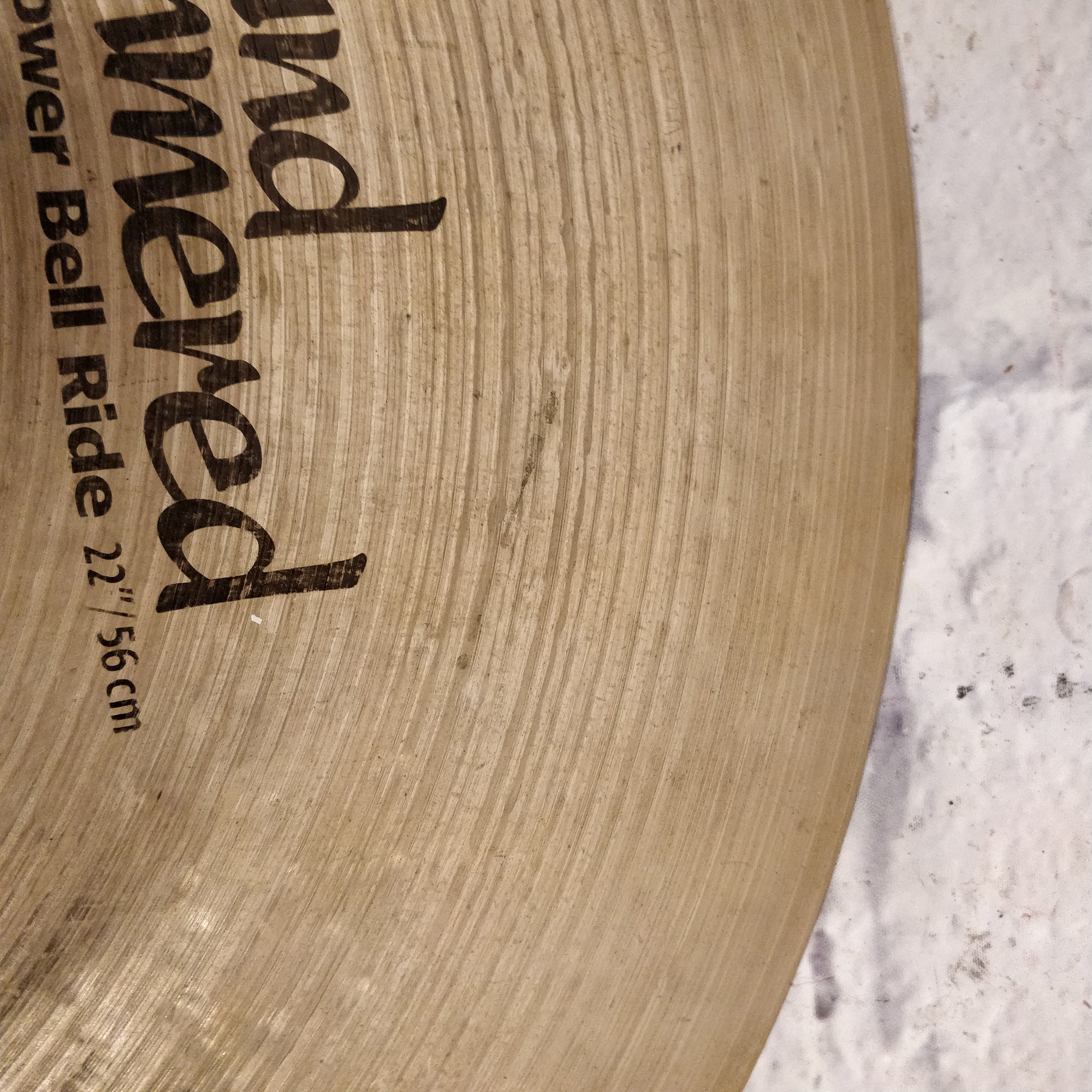 Sabian 22 Inch HH Hand Hammered Power Bell Ride Cymbal
