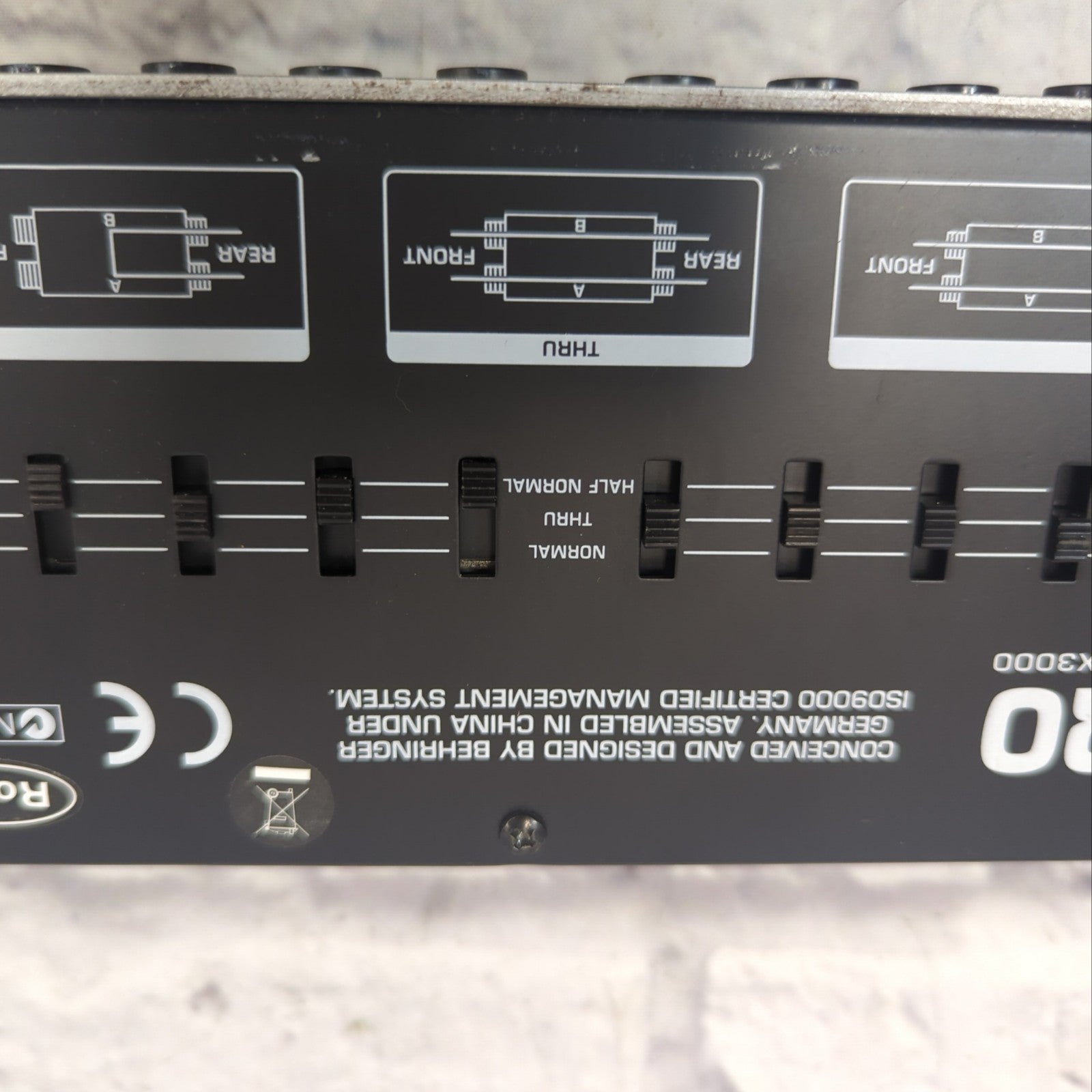 Behringer Ultra Patch Pro PX3000 Rack Patchbay