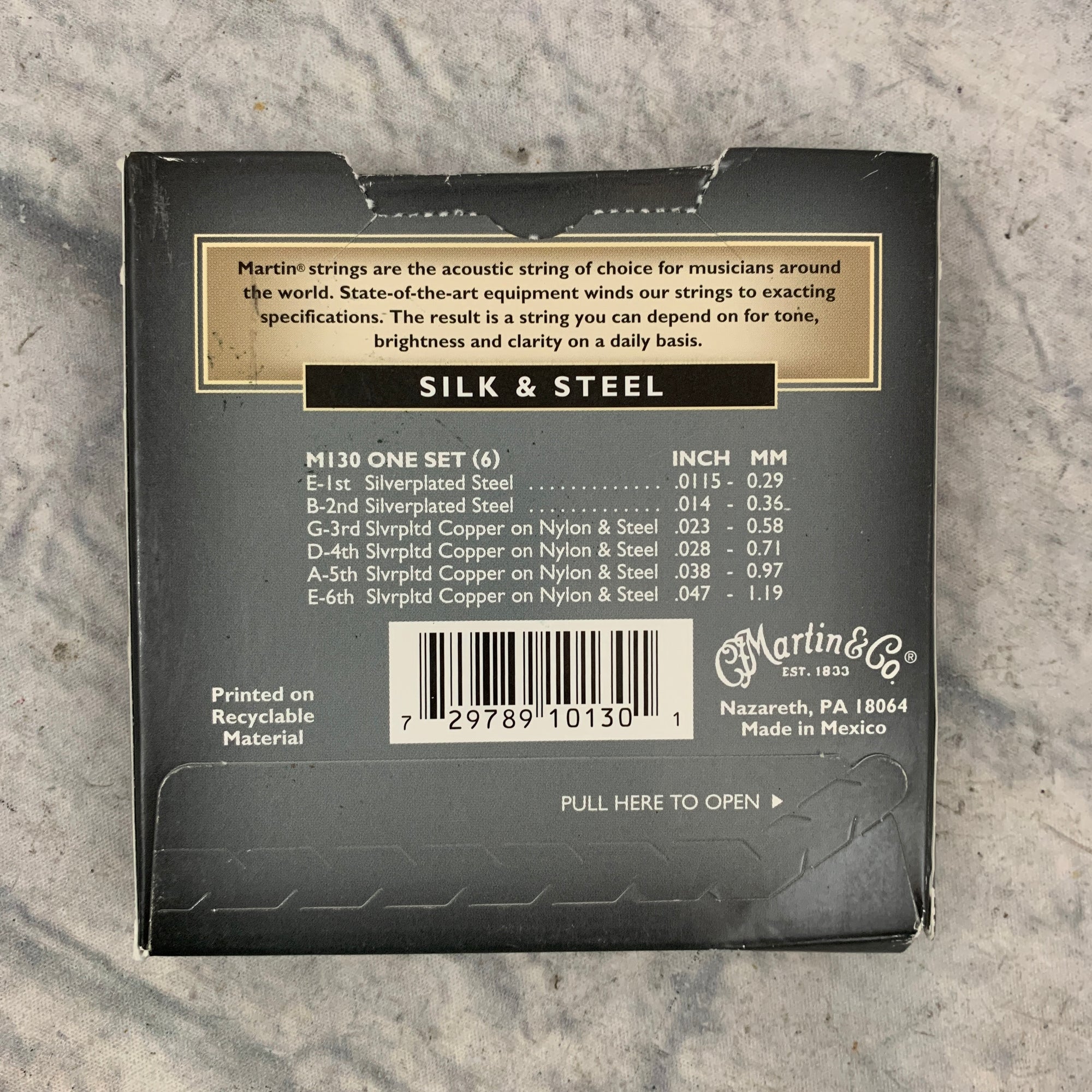 Martin Silk & Steel 11-47 Acoustic Strings