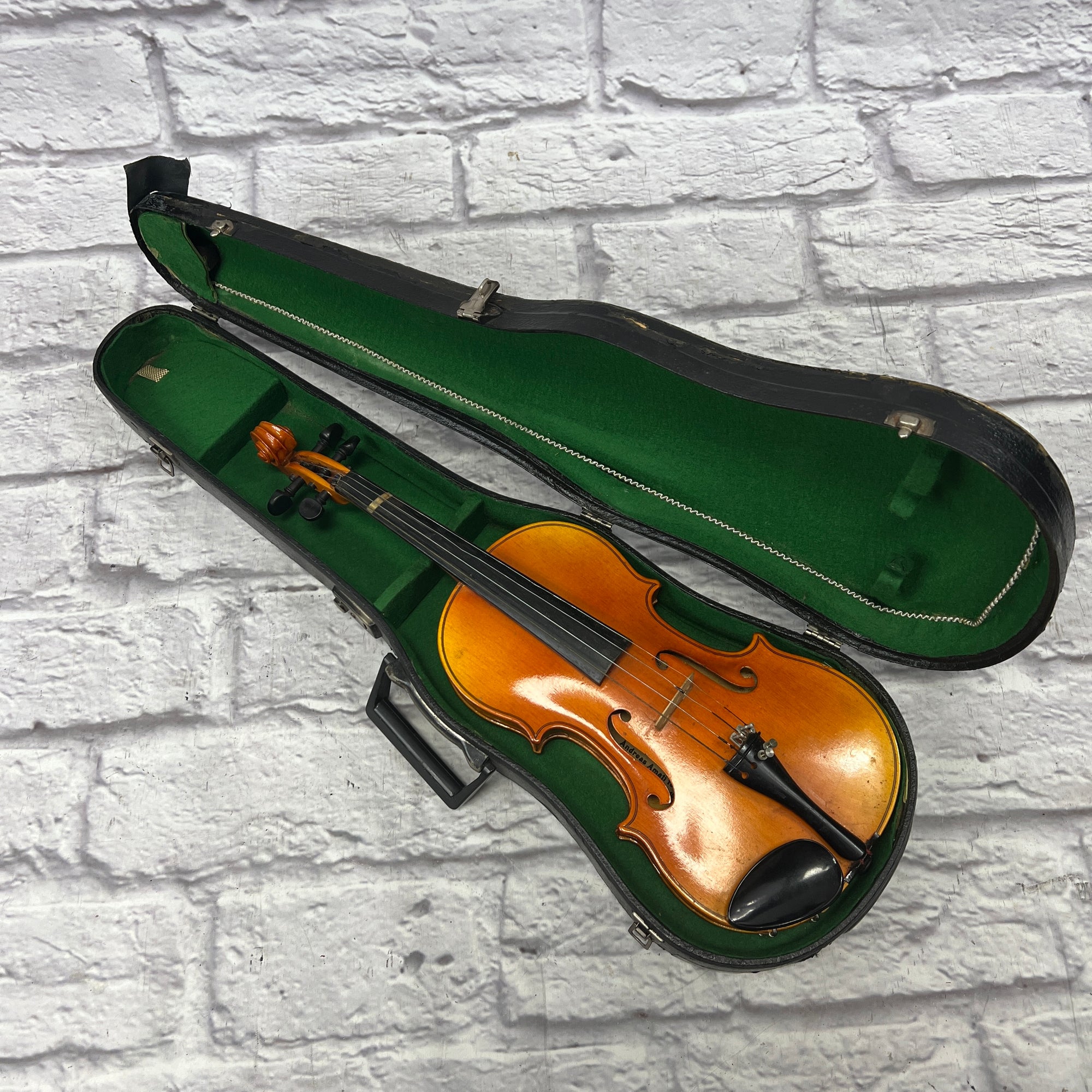 Vintage Andreas Amati Fecit Cremonae Anno 16 3/4 Violin