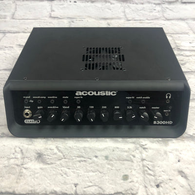 Acoustic B300 300 Watt Bass Amp Head