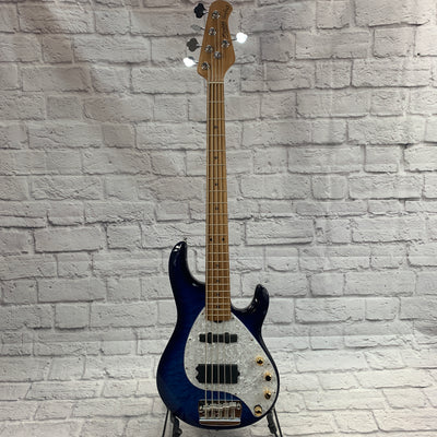 MusicMan Sterling Stingray 5 String with Bartolini Pickups & Bag