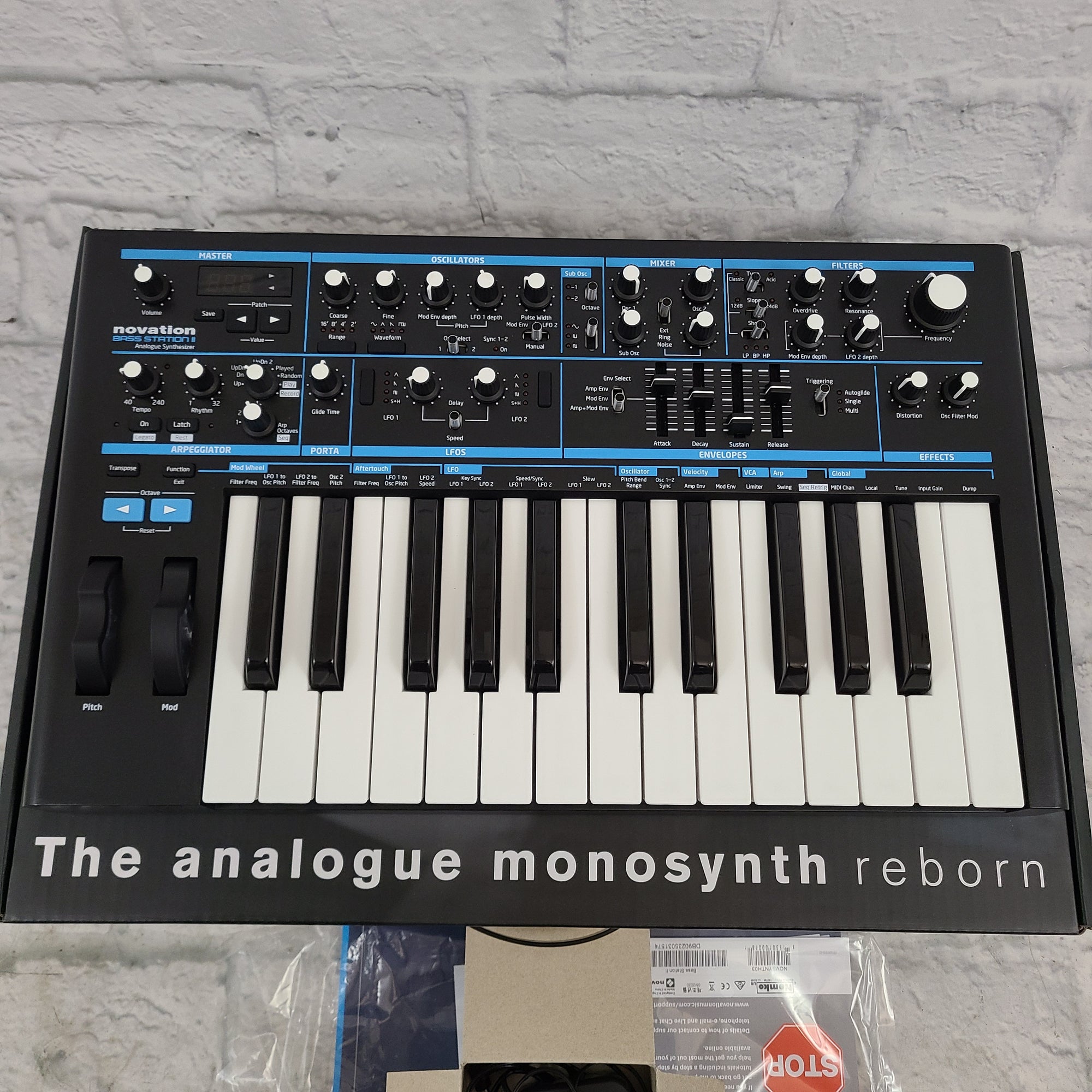 Novation Bass Staion II 25 Key Analogue Synth