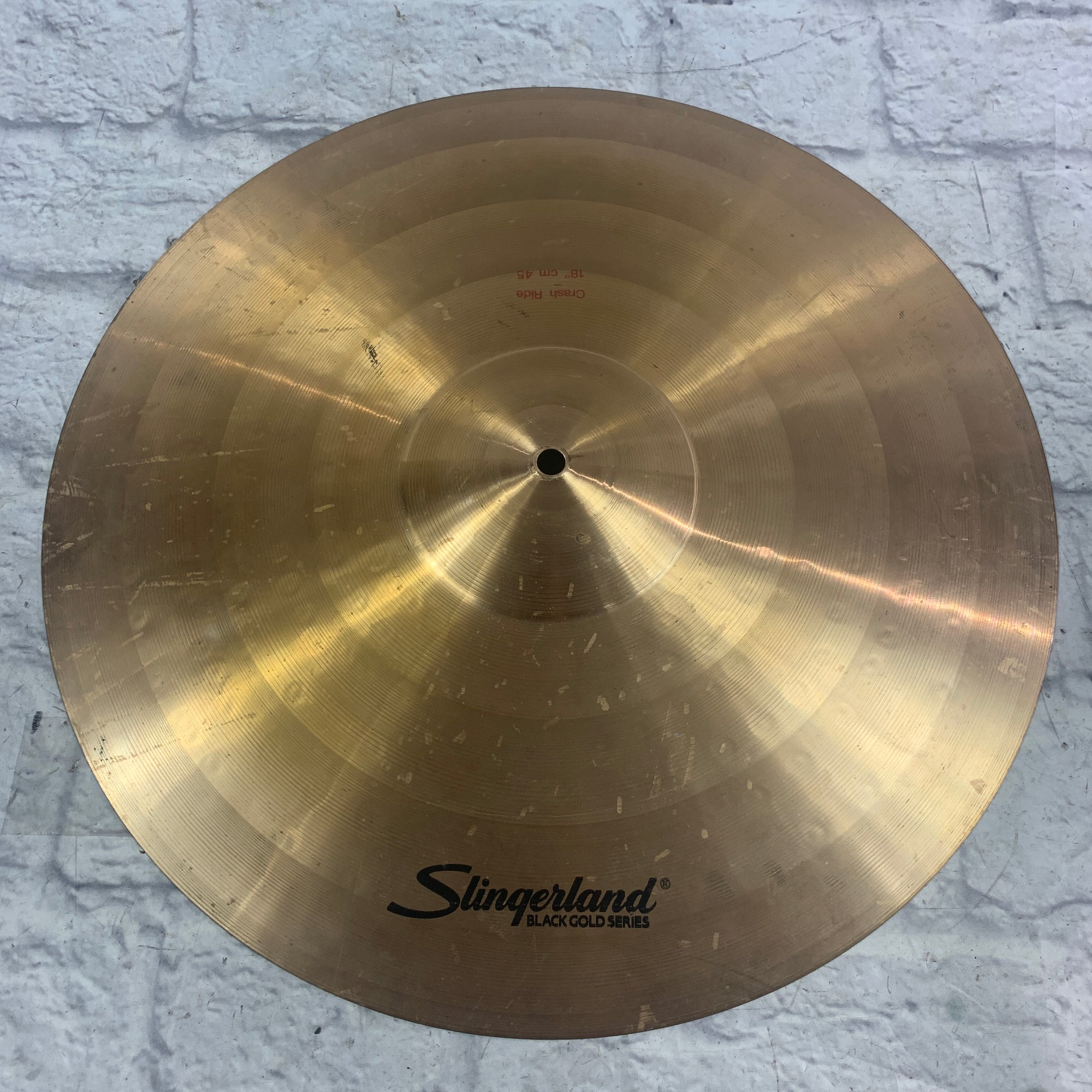 Slingerland 80's Black Gold 18 Crash Ride Cymbal