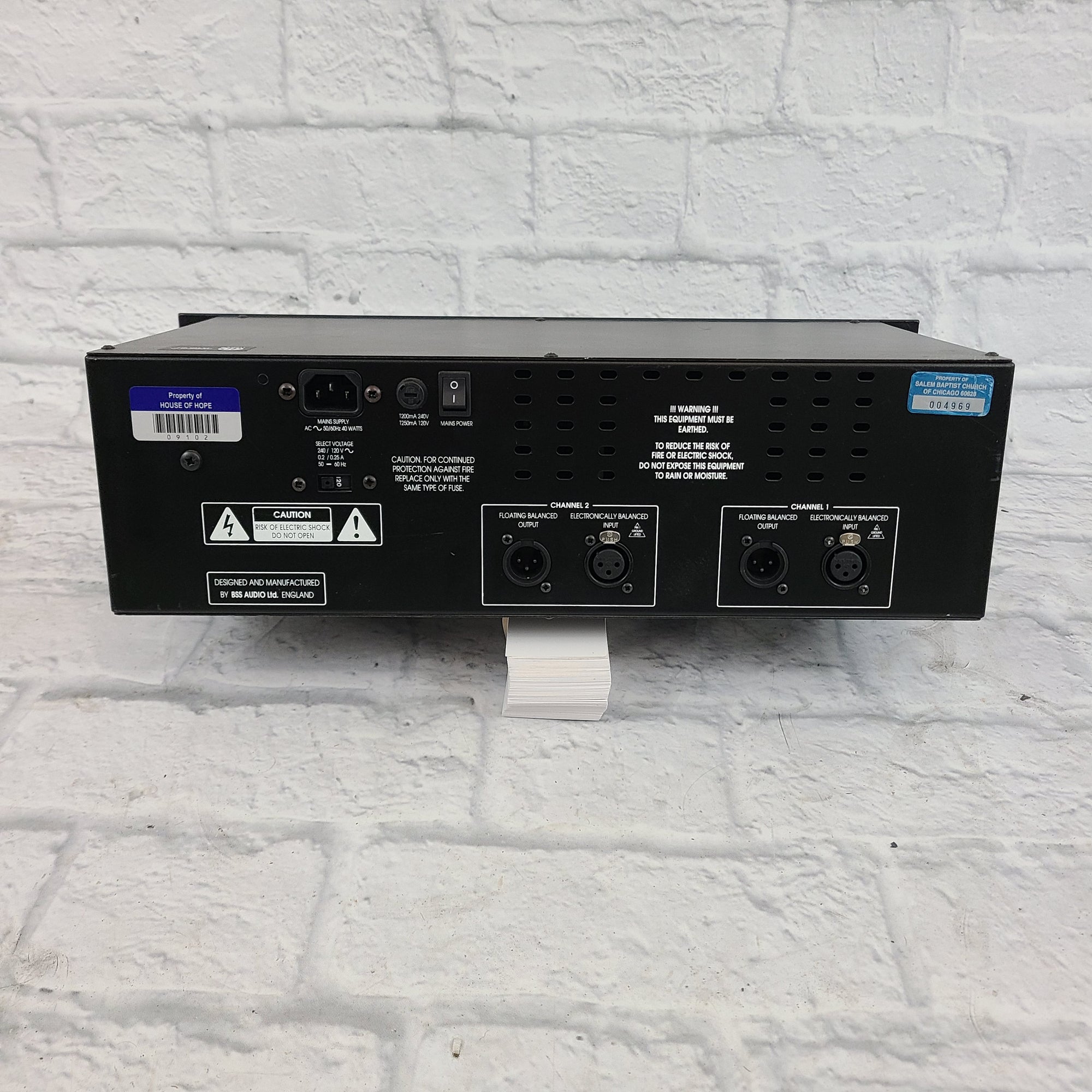 BSS FCS-960 Rack EQ