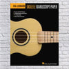 Hal Leonard Ukulele Manuscript Paper