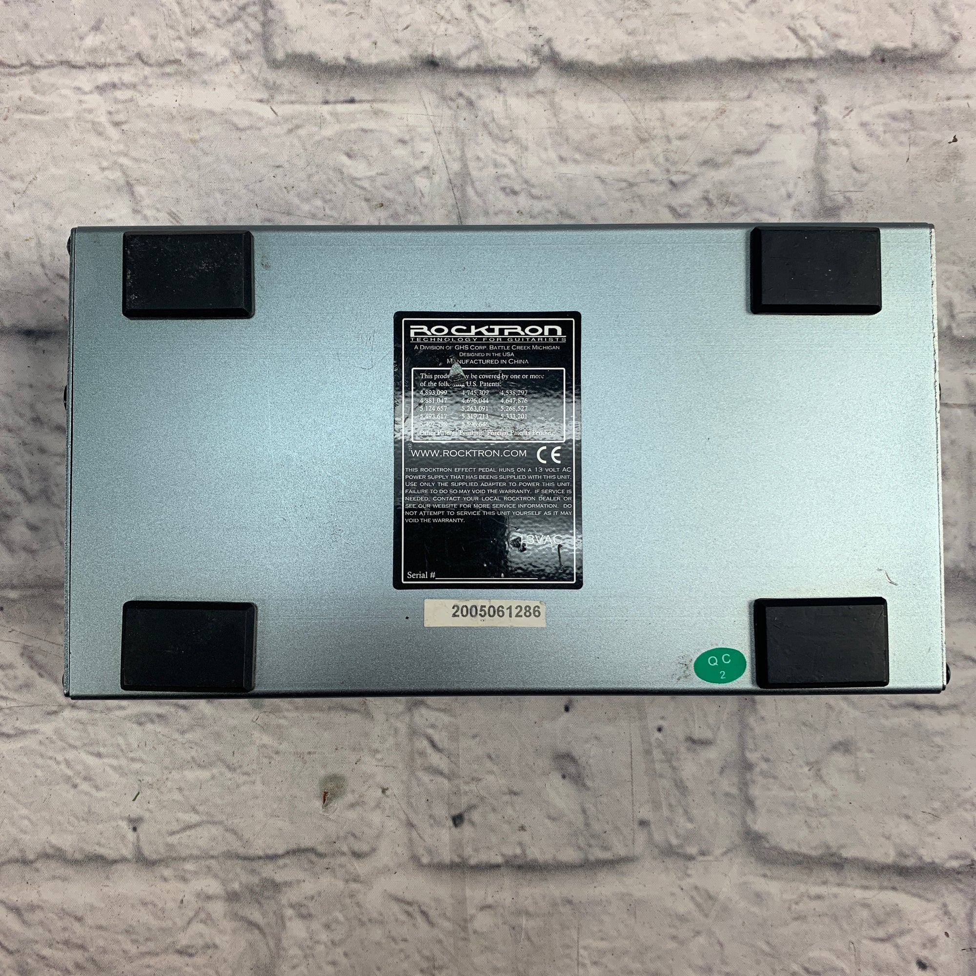 Rocktron Silver Dragon Distortion Pedal w/ Power Supply