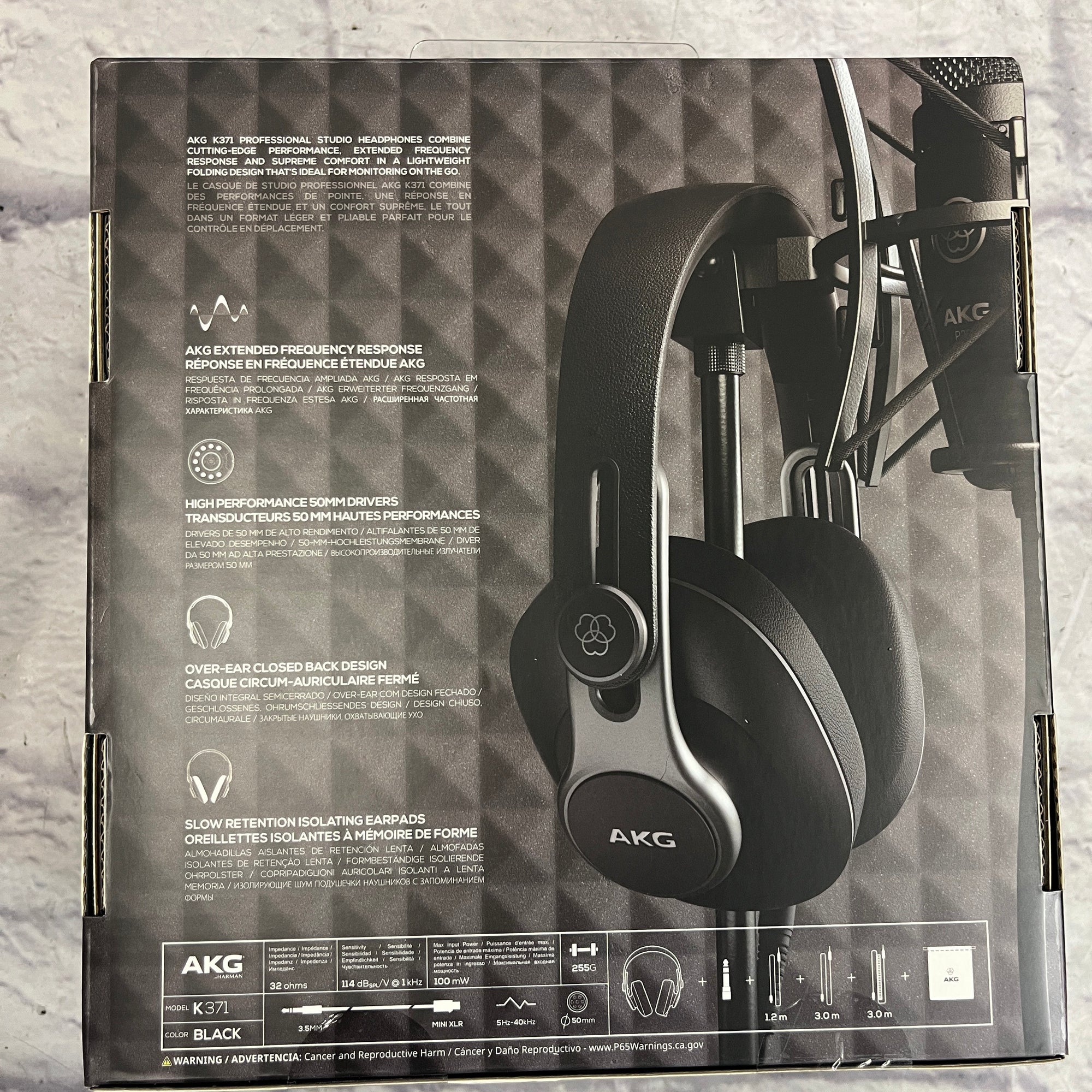 AKG K371 Headphones - Evolution Music