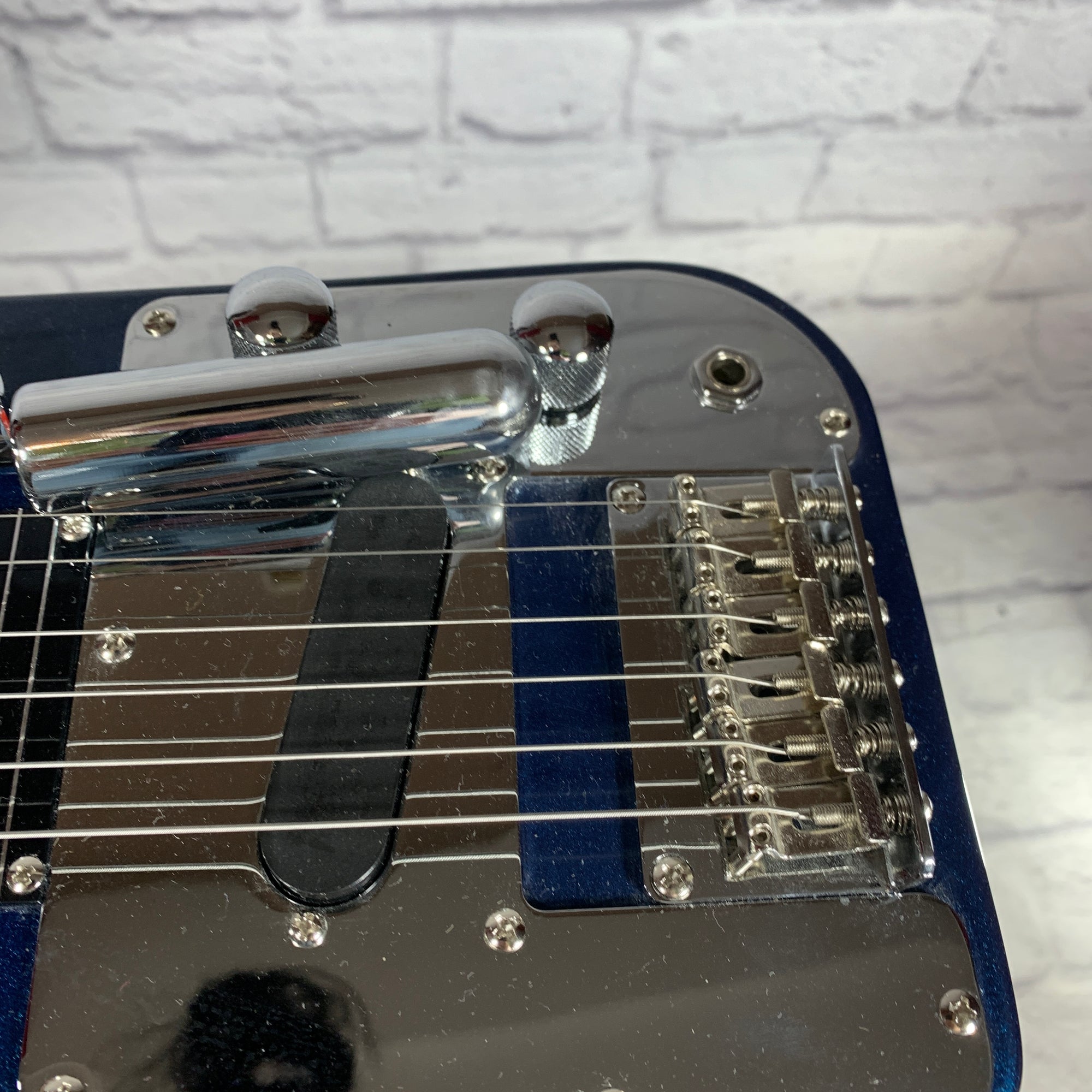Rogue RLS-1 Lap Steel Metallic Blue w/ Bag & Legs