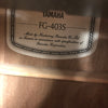 Yamaha FG403S with LR Baggs M1A Acoustic Guitar