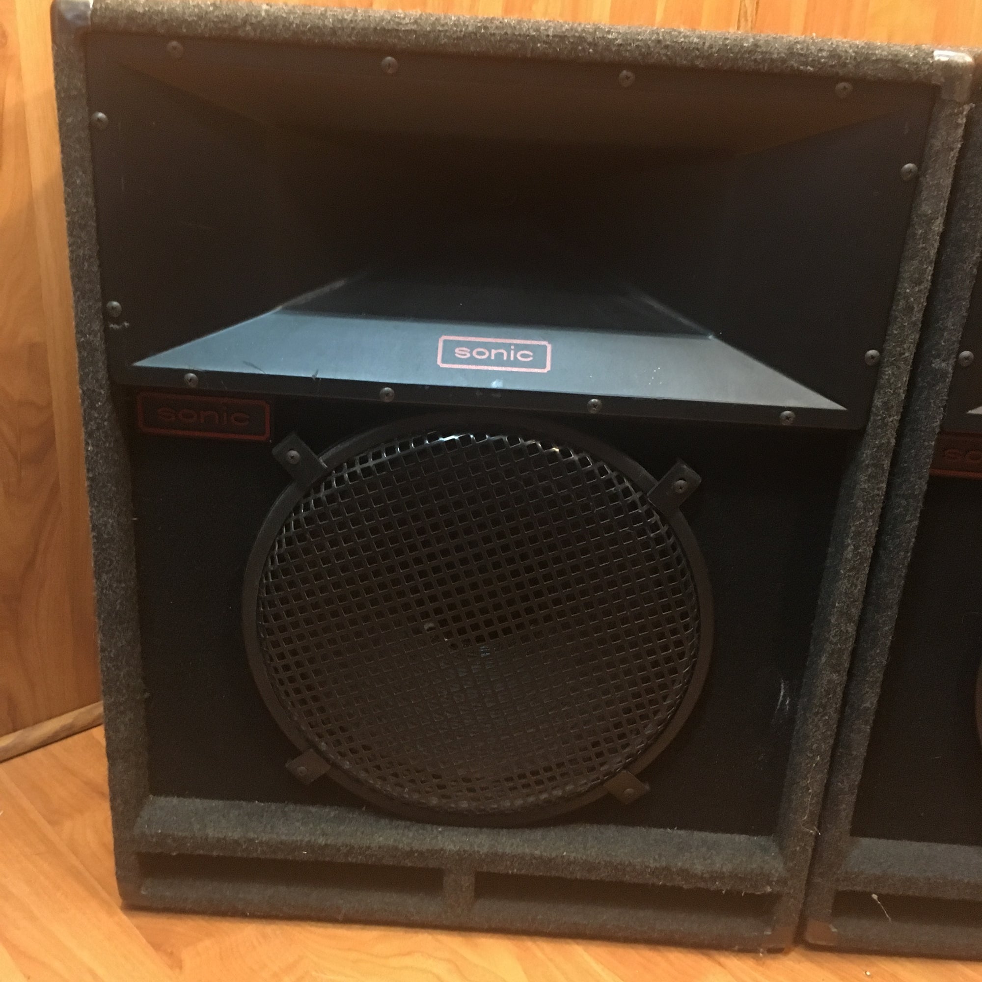 Sonic 15in + Tweeter Passive Speakers (1 blown) - Evolution Music