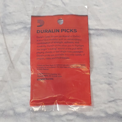 D'Addario Planet Waves Duralin Picks 10 Pack Black Ice Medium .8 mm