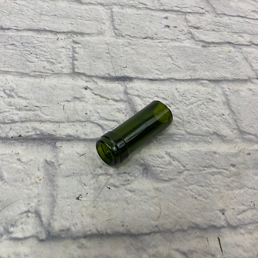 Unknown Glass Bottleneck Guitar Slide - Green
