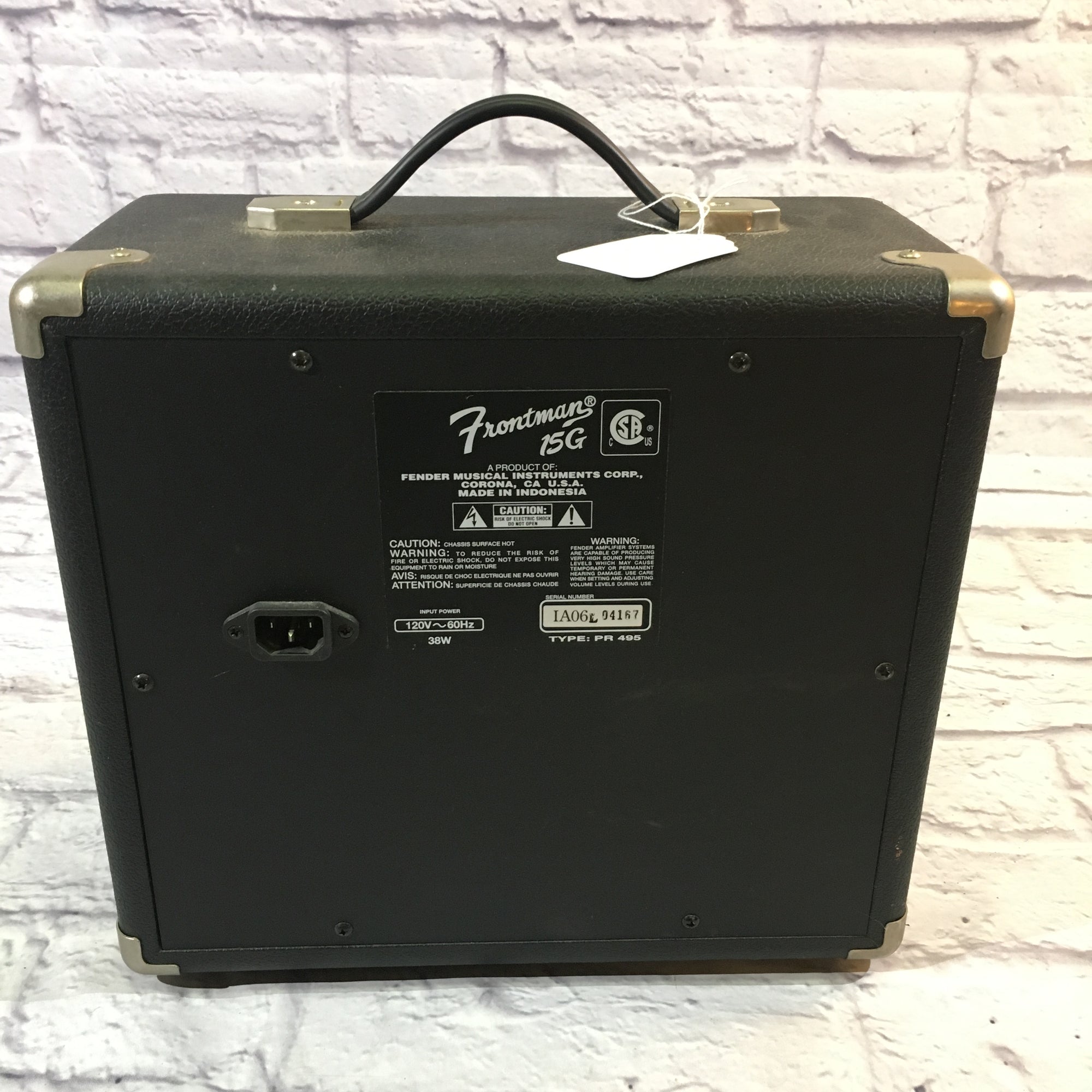 Fender Frontman 15G Guitar Combo
