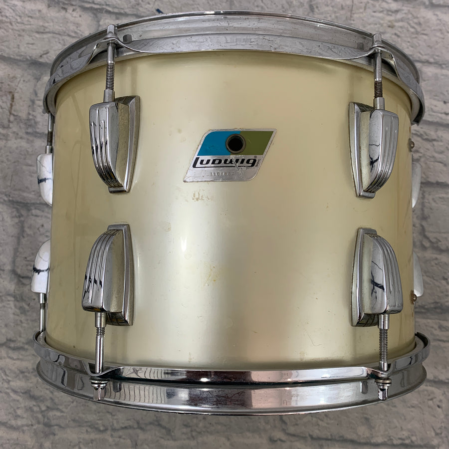 Ludwig 9" x 13" Faded Silk B/O Badge 1971/72